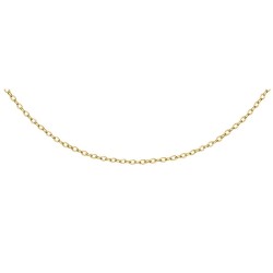 Lantisor argint placat cu aur galben 45 cm x 1,2 mm DiAmanti 30AD4G-45cm-DIA (Argint 925‰ 1,2 g.)